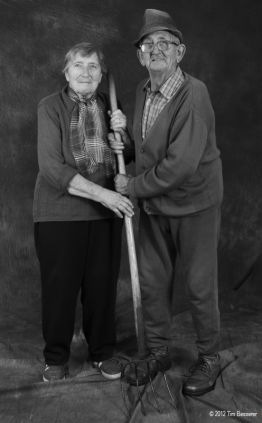 Margot & Georg Wolf, Hausfrau & Landwirt